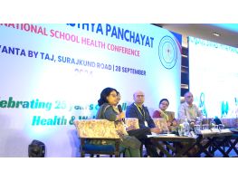 National Conference on School Health- School Swasthya Panchayat 2024 held at Vivanta by Taj, Surajkund on 28th Sept’24